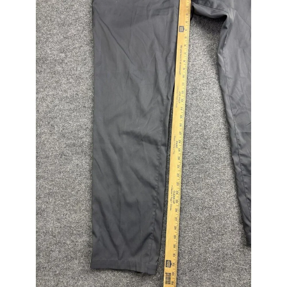 Nike Dri-FIT Golf Pants Mens‎ 34x34 Gray Woven Khakis Pockets Stretch Moisture